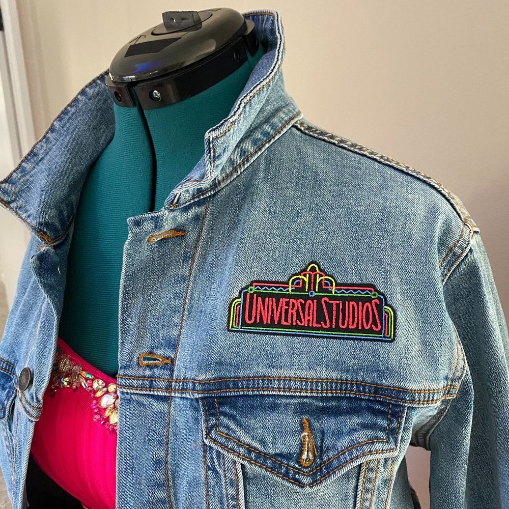 Universal Studios Retro Adult Denim Jacket Sz M